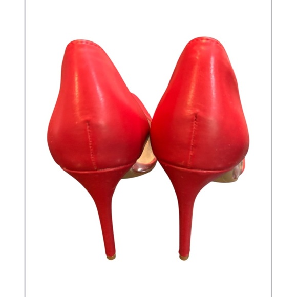 BCBGeneration Red and clear Heels NWOT - Picture 4 of 5